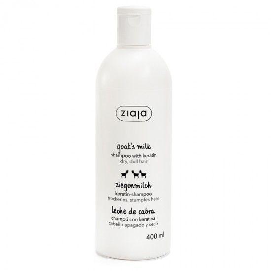 goats milk line - ziaja - cosmetics - Goat's milk shampoo 400ml ZIAJA